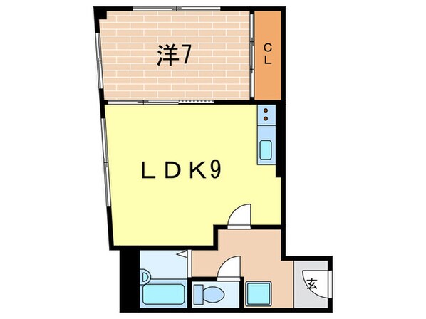 サンビレッジ夙川の物件間取画像